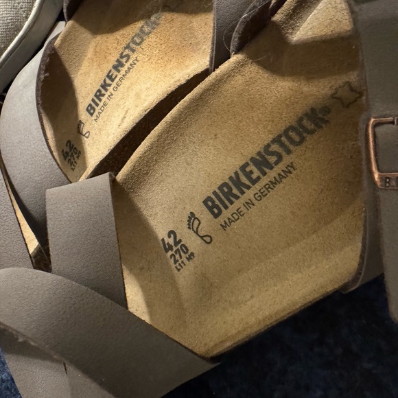 Birkenstock Tan Sandals with Contoured Footbed - Picture 4 of 4